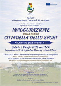 Locandina Inaugurazione Impianti Sportivi EU