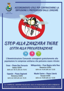 Volantino Stop alla zanzara tigre