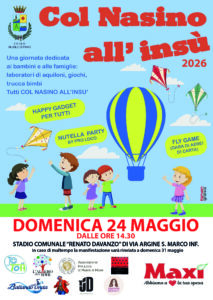 Volantino col nasino all'insù pagina 1
