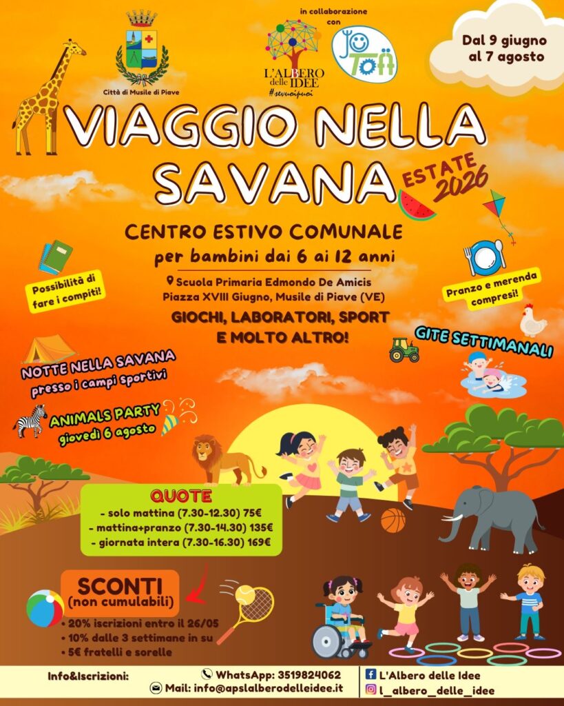 Volantino centro estivo 2026