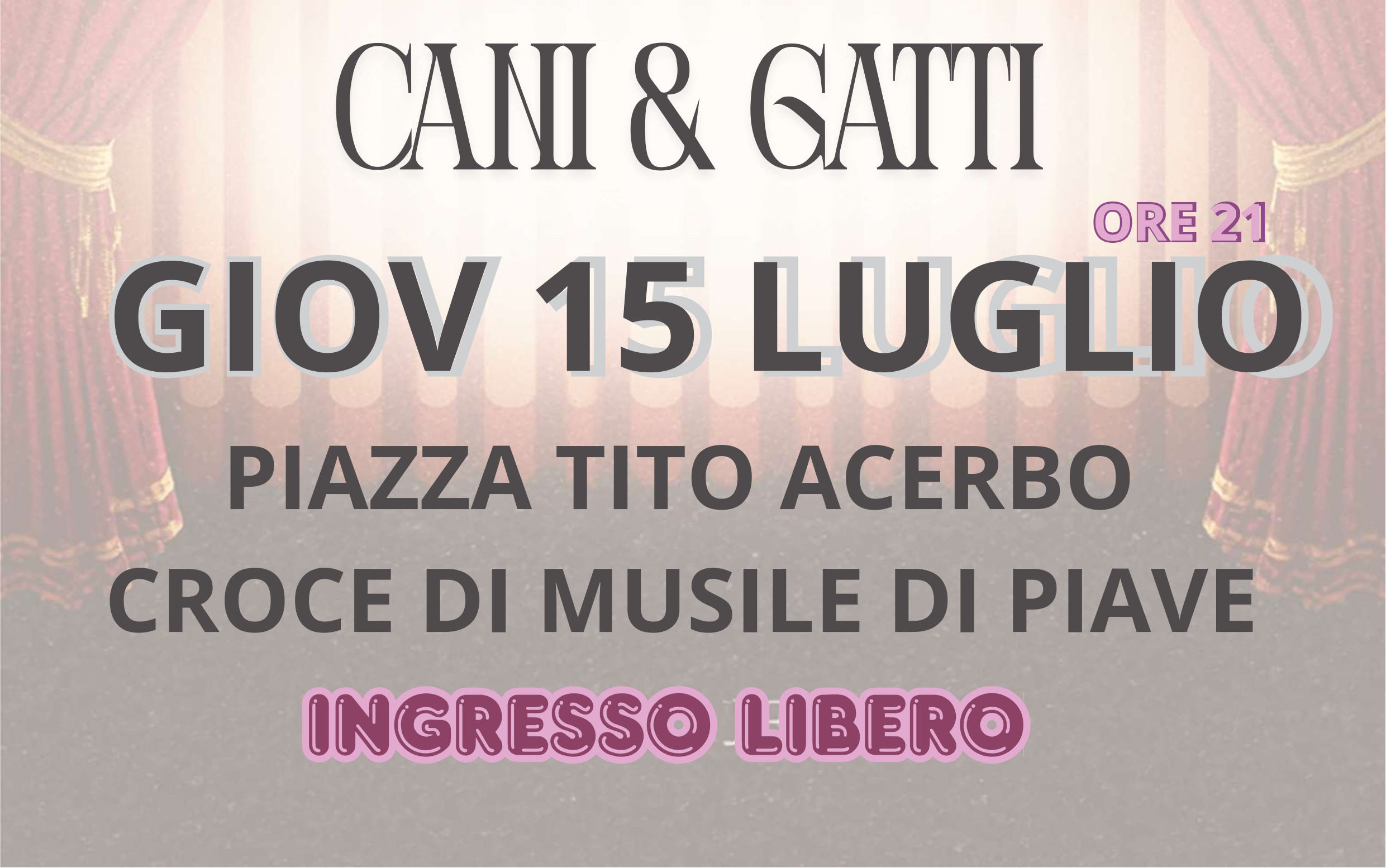 Locandina Cani e Gatti